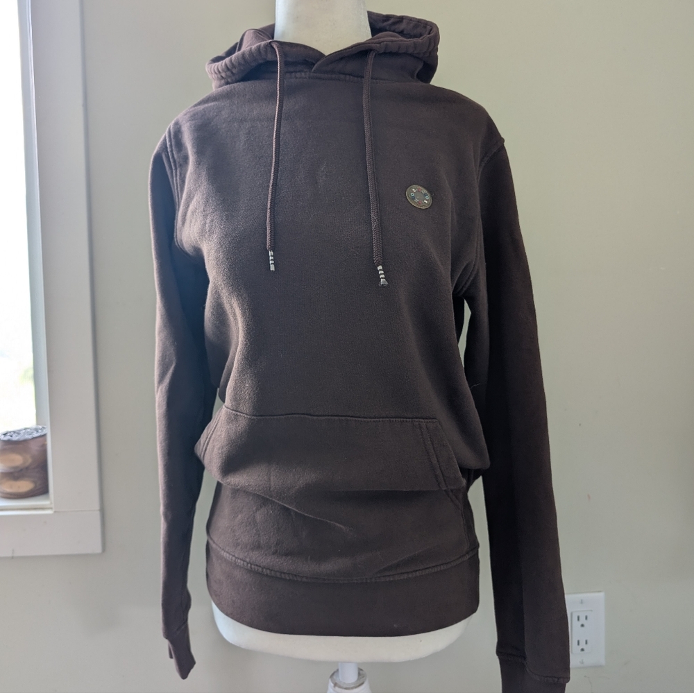 Barney Cools Chocolate Brown Cotton Hoodie